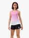 PERFORMANCE SINGLET W, BEGONIA/WHITE, M