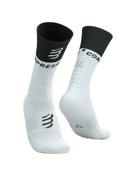 MID COMPRESSION SOCKS V2.0 WHITE/BLACK, T4