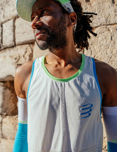 PRO RACING SINGLET M, STAR WHITE, XL