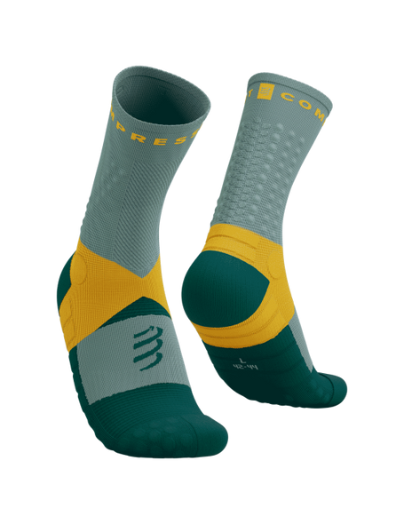 ULTRA TRAIL SOCKS V2.0, SLATE GREY/SAFFRON, t2