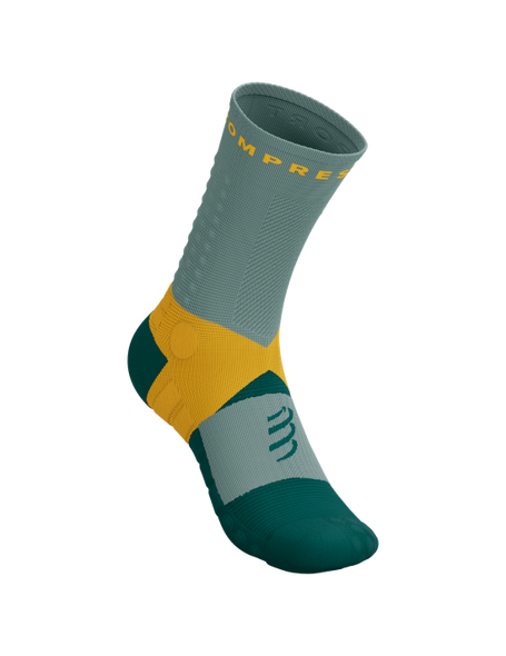 ULTRA TRAIL SOCKS V2.0, SLATE GREY/SAFFRON, T2