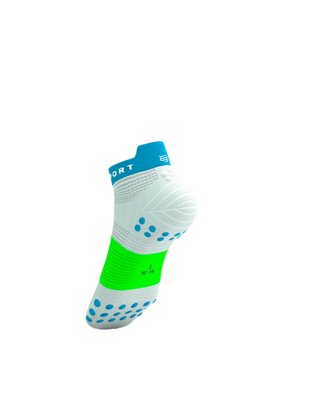 RUN LOW, V4.0 WHITE/NORSE BLUE/NEON GREEN, T1