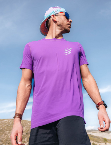 PERFORMANCE SS TSHIRT M, LILAC, M