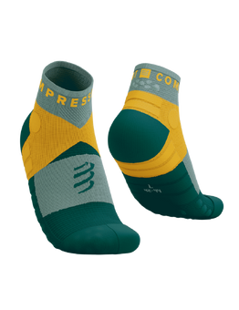 ULTRA TRAIL LOW SOCKS, SLATE GREY/SAFFRON, T2