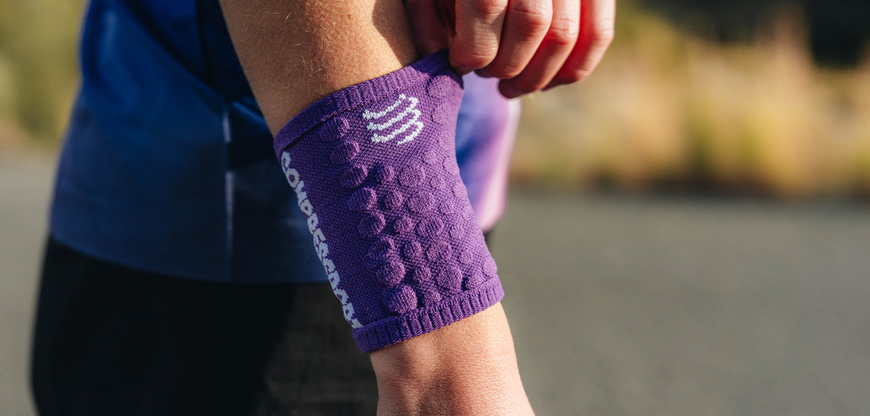 SWEATBANDS 3D.DOTS LILAC/WHITE