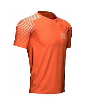 PERFORMANCE SS TSHIRT M, ORANGEADE/FJORD BLUE, M