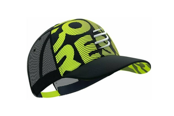TRUCKER CAP FLASH, BLACK/FLUO YELLOW