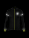 HURRICANE WINDPROOF JACKET FLASH M, BLACK/FLUO YELLOW, L