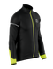 HURRICANE WINDPROOF JACKET FLASH M, BLACK/FLUO YELLOW, L