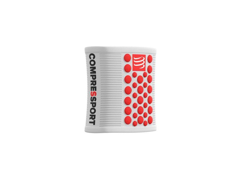 SWEATBANDS 3D.DOTS WHITE/RED