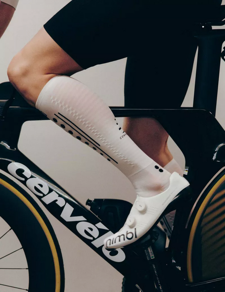 FULL SOCKS AERO 2.0, WHITE/BLACK, T2