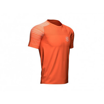 PERFORMANCE SS TSHIRT M, ORANGEADE/FJORD BLUE, L