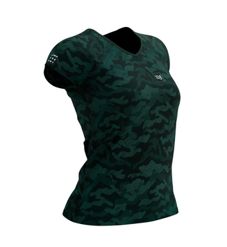 TRAINING SS TSHIRT W CAMO PREMIUM, SILVER PINE, S