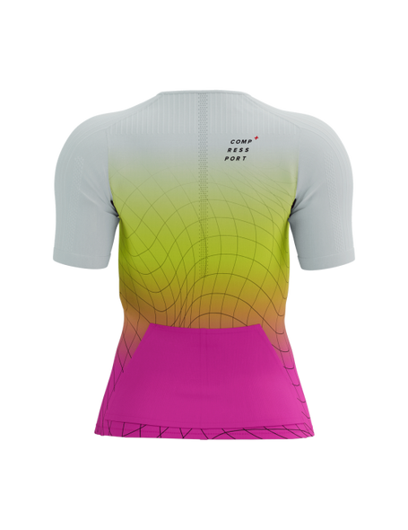 TRI POSTURAL AERO SS TOP W, SAFE YELLOW/NEO PINK, XS