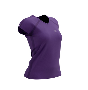 TRAINING SS TSHIRT W, PURPLE, XS/S