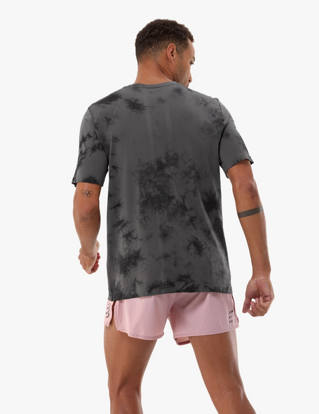 PERFORMANCE SS TSHIRT M - EAT MY DUST!, BLACK TIE DYE, M