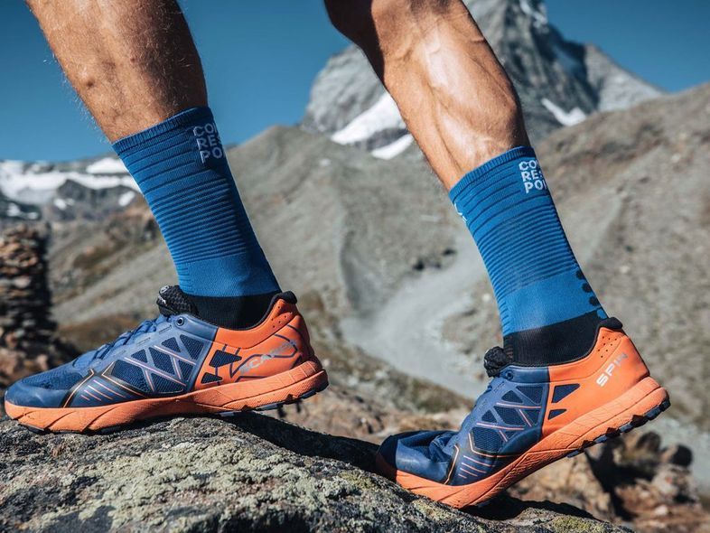 MID COMPRESSION SOCKS BLUE LOLITE, T4