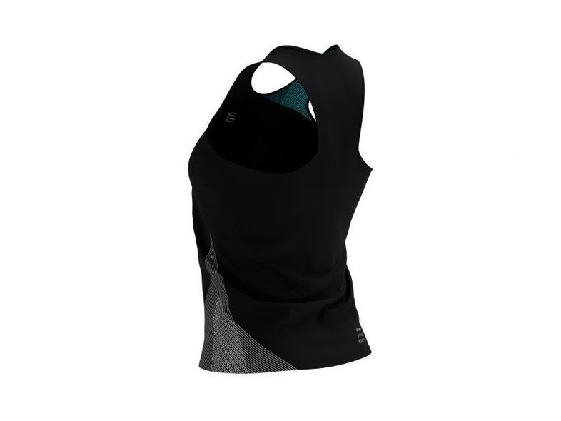 PERFORMANCE SLINGLET BLACK WOMAN, M