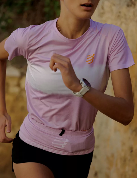 PERFORMANCE SS TSHIRT W, ORCHID/APRICOT, M