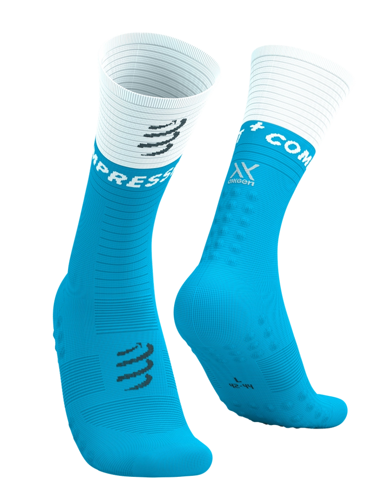 MID COMPRESSION SOCKS V2.0 NORSE BLUE/WHITE, T3