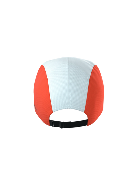 5 PANEL CAP, STAR WHITE/TIGERLILY