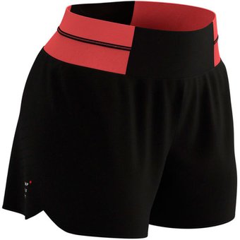 PERFORMANCE OVERSHORT WOMAN BLACK CORAL, XS