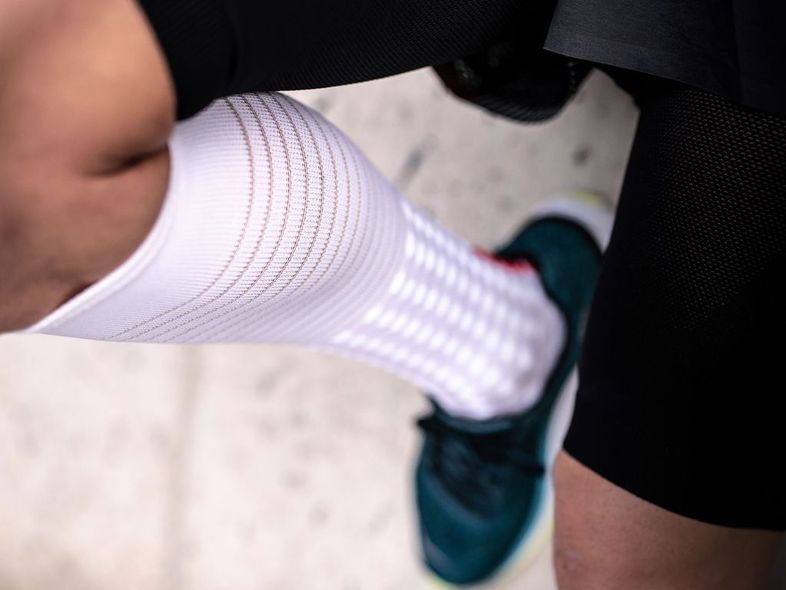 FULL SOCKS RACE AND RECOVERY WHITE, 4M