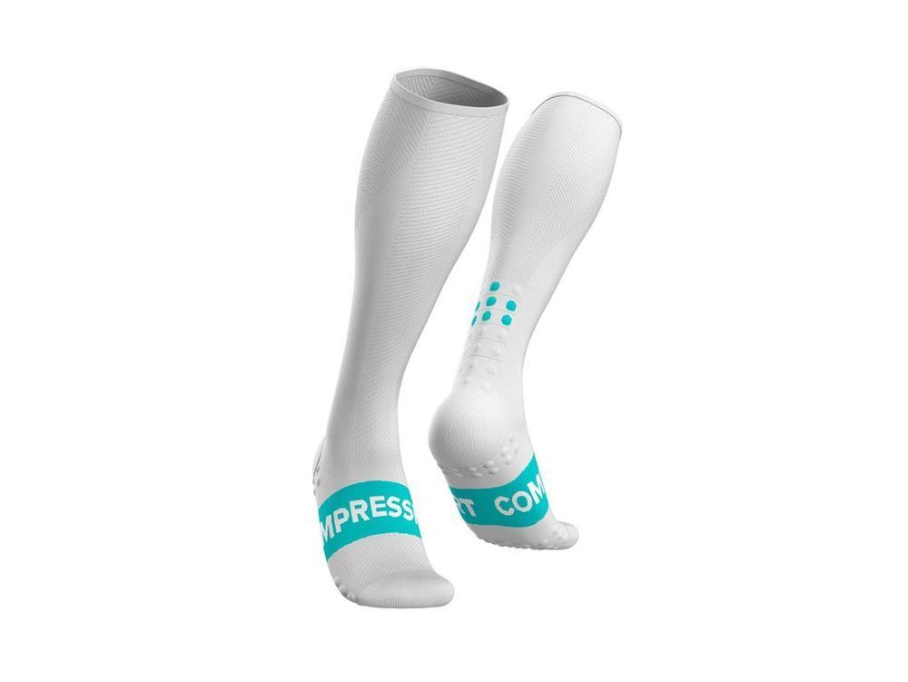 FULL SOCKS RACE OXYGEN WHITE, T1