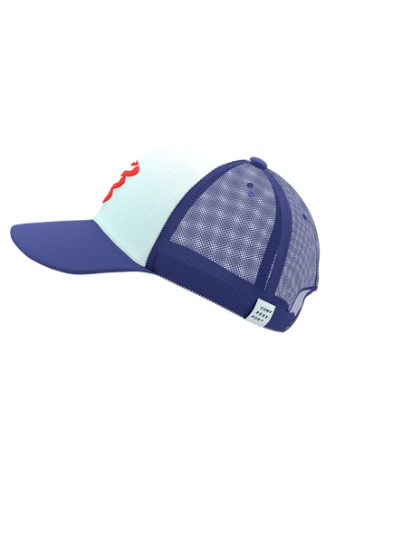 TRUCKER CAP, ORIENT BLUE/STAR WHITE