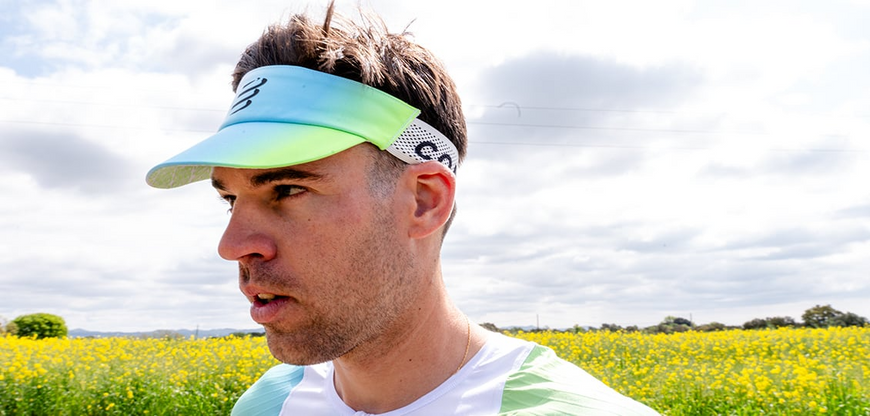 PRO RACING VISOR, STAR WHITE/BLUE-GREEN