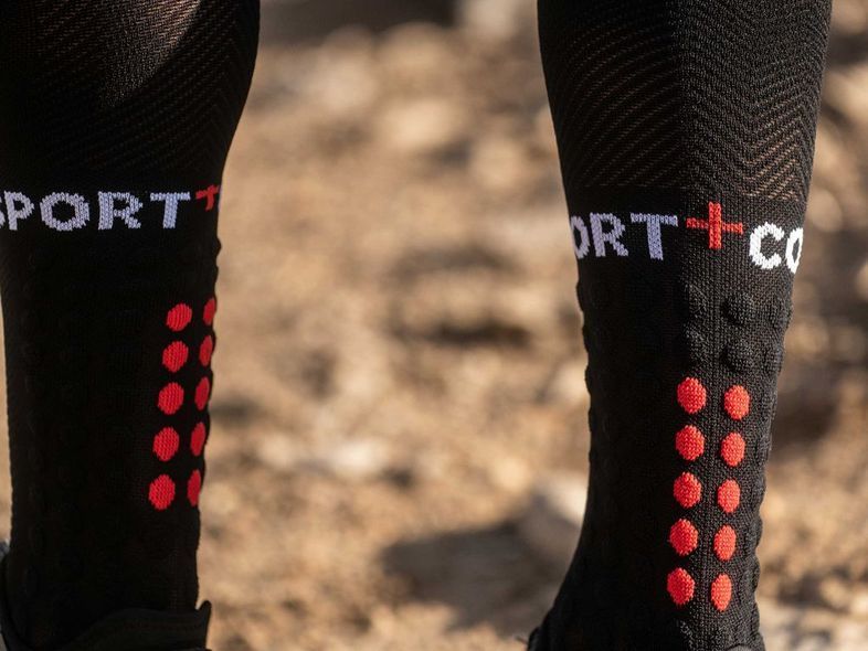 FULL SOCKS RUN BLACK, T2