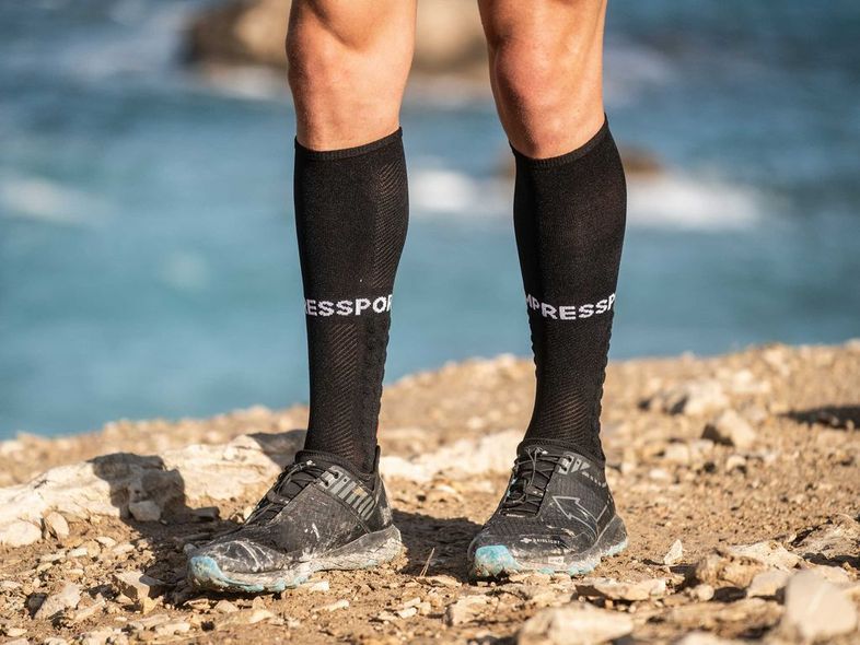 FULL SOCKS RUN BLACK, T3