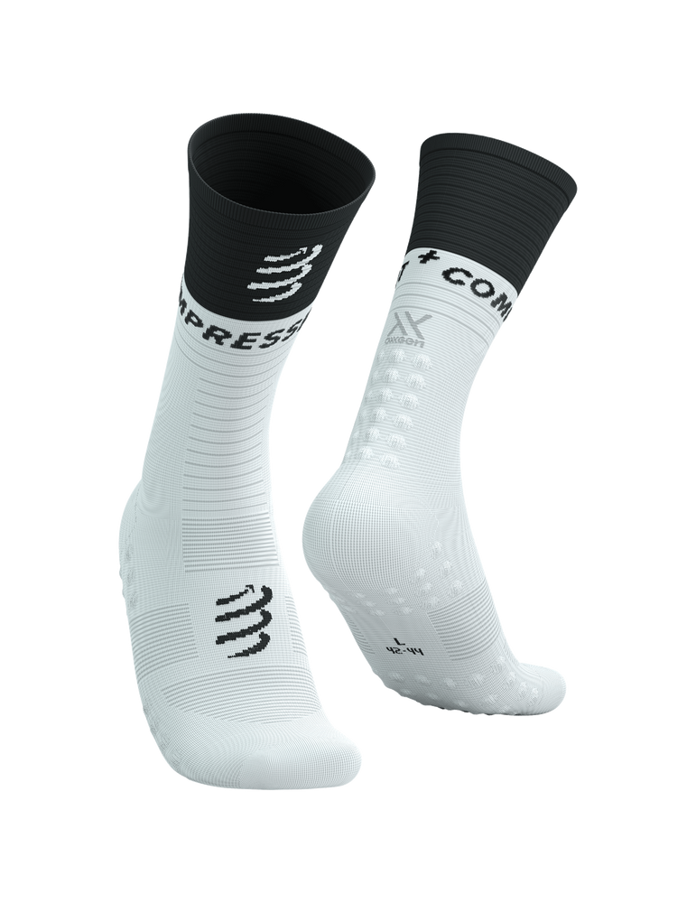 MID COMPRESSION SOCKS V2.0 WHITE/BLACK, T3